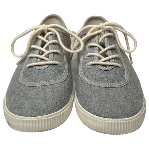 TOMS Carmel Drizzle Gray Felt Sneakers Size 8 - Picture 2 of 7
